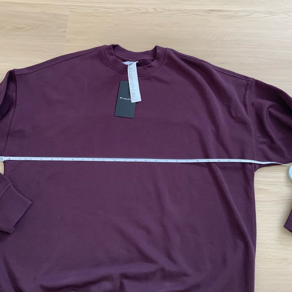 Fabletics Plum Crewneck Sweatshirt - Picture 4 of 7